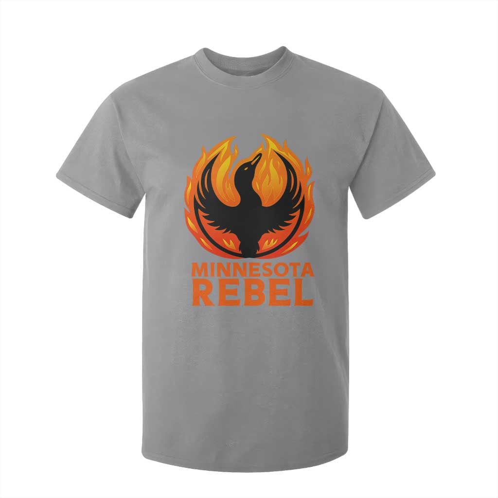 Minnesota Rebel Loon T Shirt For Kid Rising From Fire Political Resistance TS02 Sport Gray Print Your Wear