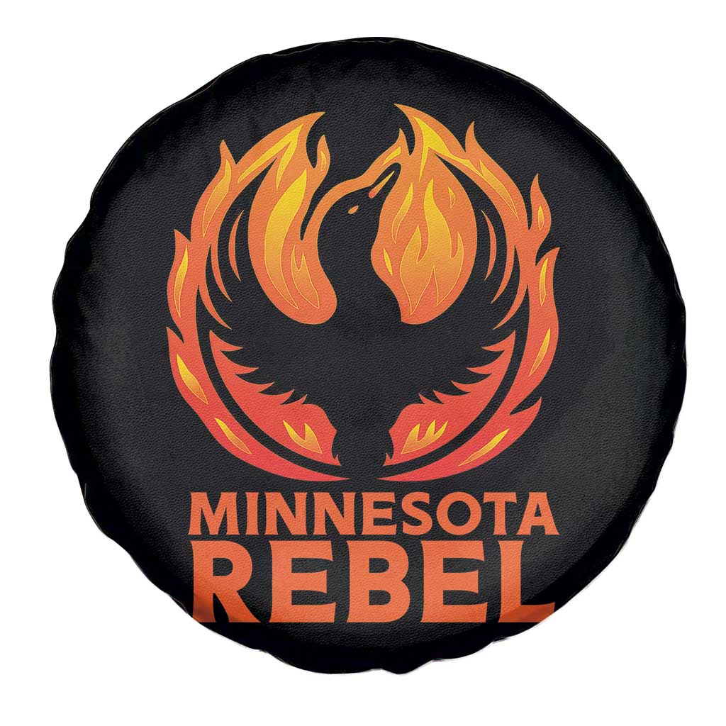 Minnesota Rebel Loon Spare Tire Cover Rising From Fire Political Resistance TS02 Print Your Wear