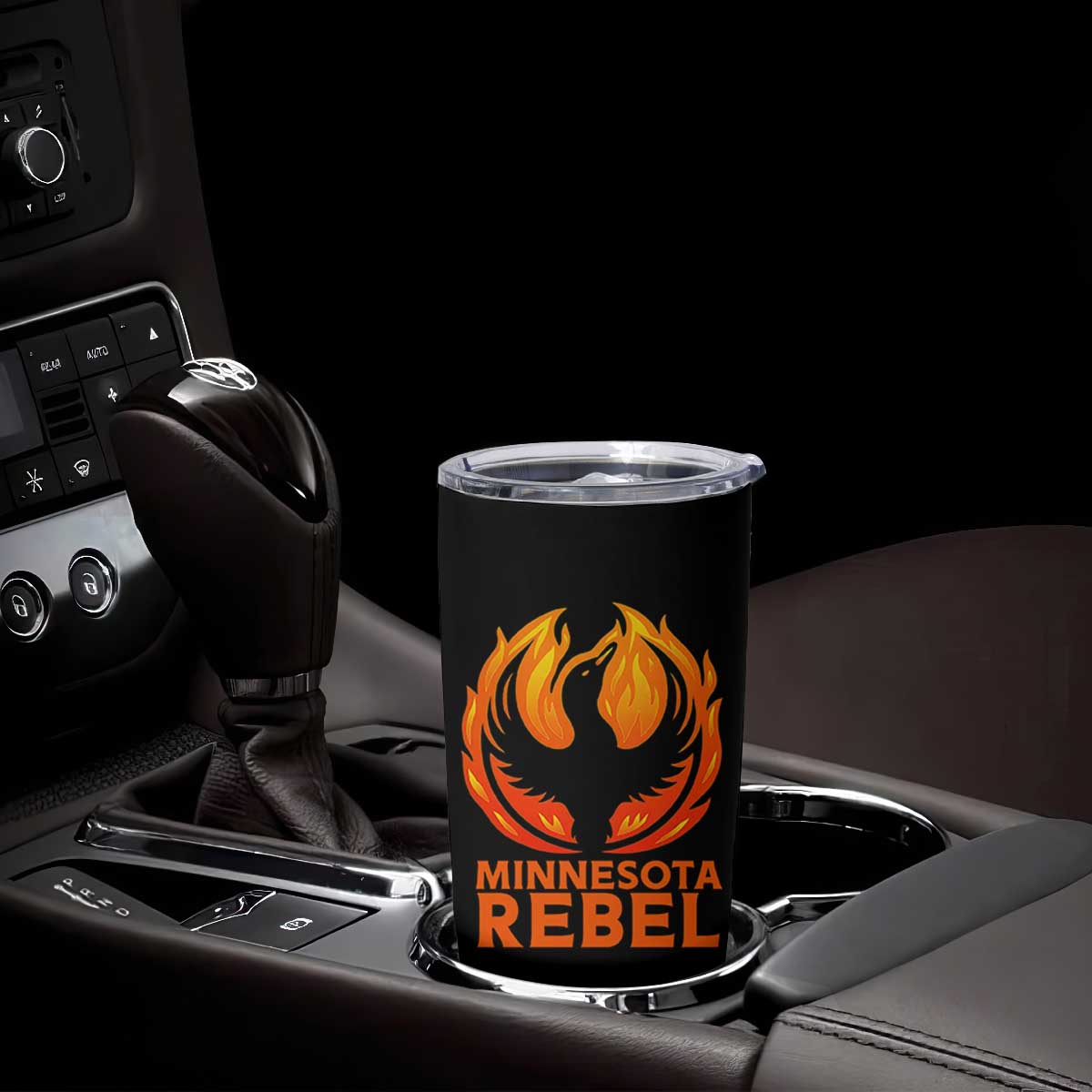 Minnesota Rebel Loon Tumbler Cup Rising From Fire Political Resistance TS02 Print Your Wear