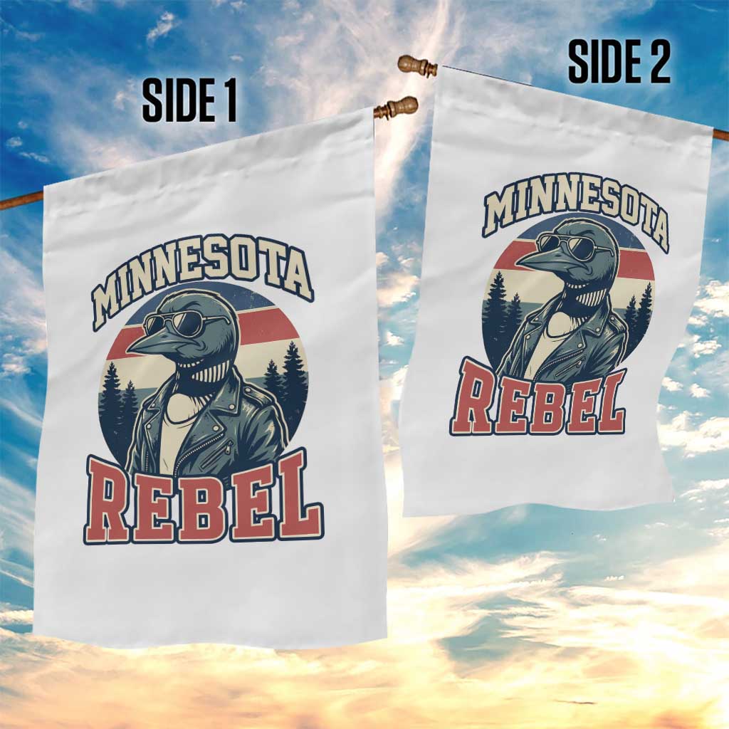 Minnesota Rebel Grumpy Loon Garden Flag Retro Vintage Politcal Resistance TS02 Print Your Wear