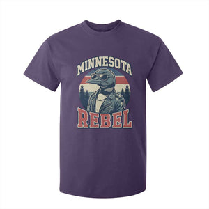 Minnesota Rebel Grumpy Loon T Shirt For Kid Retro Vintage Politcal Resistance TS02 Purple Print Your Wear