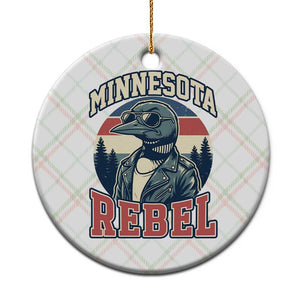 Minnesota Rebel Grumpy Loon Ceramic Ornament Retro Vintage Politcal Resistance TS02 1pc Christmas Plaid Print Your Wear