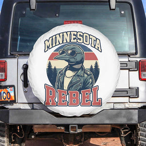 Minnesota Rebel Grumpy Loon Spare Tire Cover Retro Vintage Politcal Resistance TS02 No hole White Print Your Wear