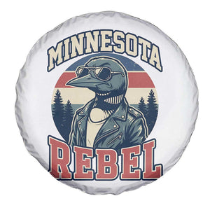 Minnesota Rebel Grumpy Loon Spare Tire Cover Retro Vintage Politcal Resistance TS02 Print Your Wear