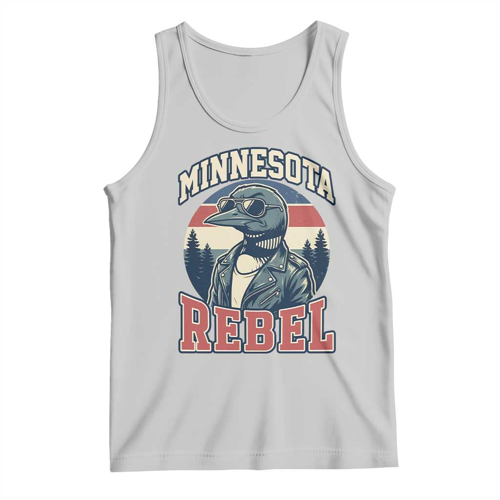 Minnesota Rebel Grumpy Loon Tank Top Retro Vintage Politcal Resistance TS02 Ash Print Your Wear