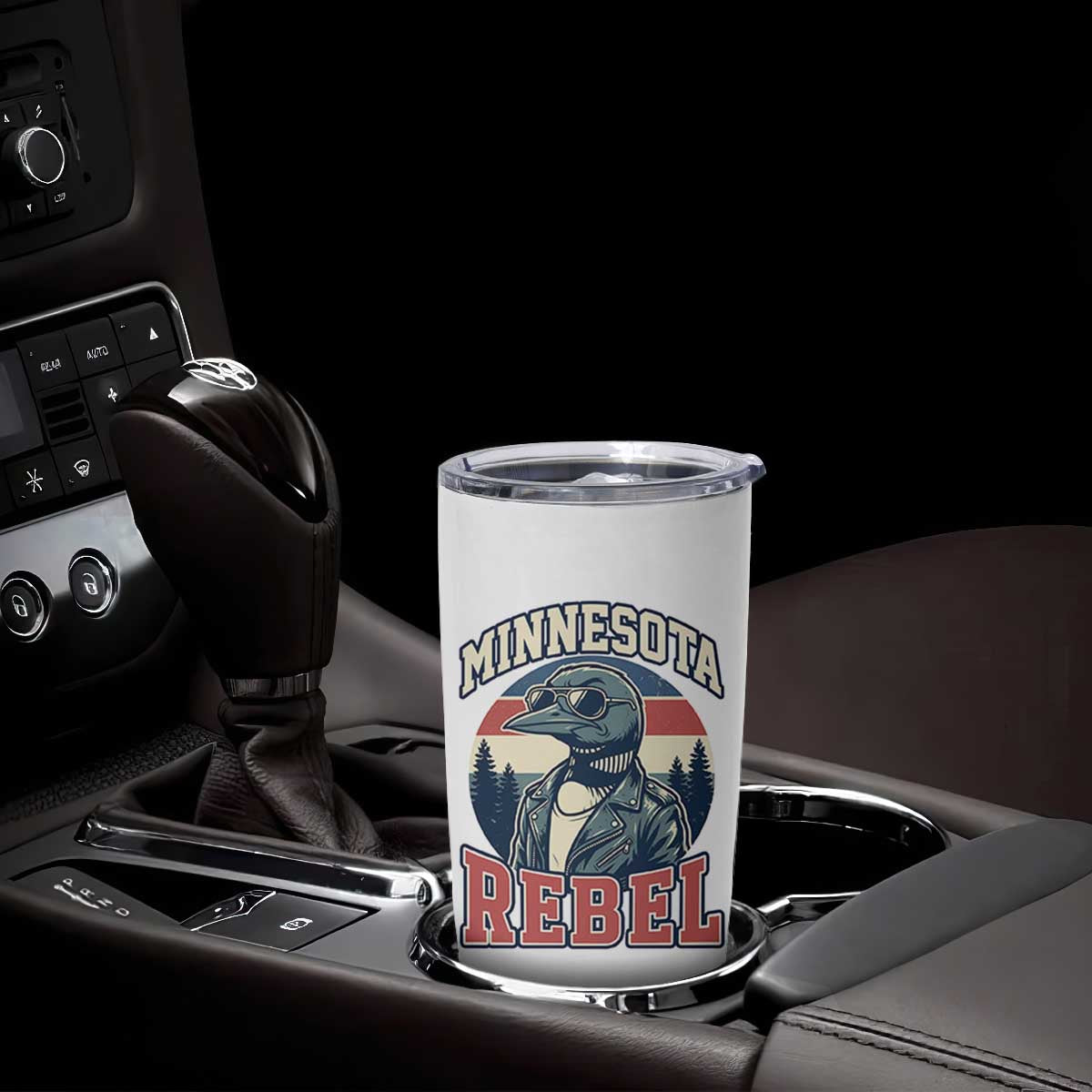 Minnesota Rebel Grumpy Loon Tumbler Cup Retro Vintage Politcal Resistance TS02 Print Your Wear