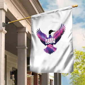 Rebel Loon Aurora Northern Lights Garden Flag Minnesota Night Sky Politcal Resistance TS02 Print Your Wear