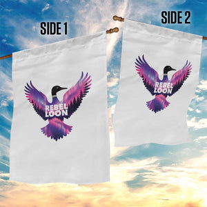 Rebel Loon Aurora Northern Lights Garden Flag Minnesota Night Sky Politcal Resistance TS02 Print Your Wear
