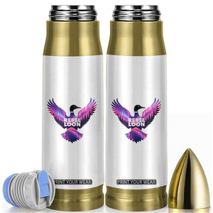Rebel Loon Aurora Northern Lights Bullet Tumbler Minnesota Night Sky Politcal Resistance TS02 White Print Your Wear