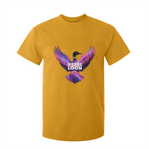 Rebel Loon Aurora Northern Lights T Shirt For Kid Minnesota Night Sky Politcal Resistance TS02 Gold Print Your Wear