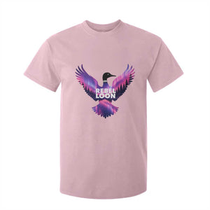 Rebel Loon Aurora Northern Lights T Shirt For Kid Minnesota Night Sky Politcal Resistance TS02 Light Pink Print Your Wear