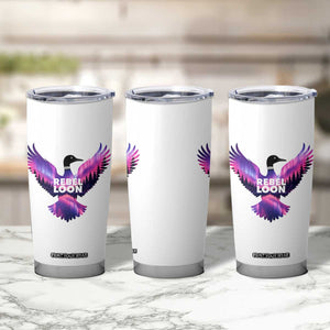 Rebel Loon Aurora Northern Lights Tumbler Cup Minnesota Night Sky Politcal Resistance TS02 Print Your Wear