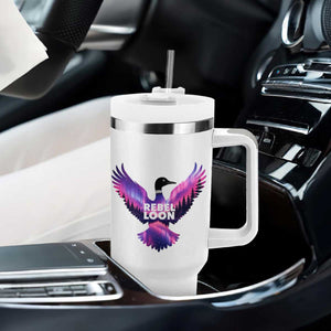 Rebel Loon Aurora Northern Lights Tumbler With Handle Minnesota Night Sky Politcal Resistance TS02 Print Your Wear