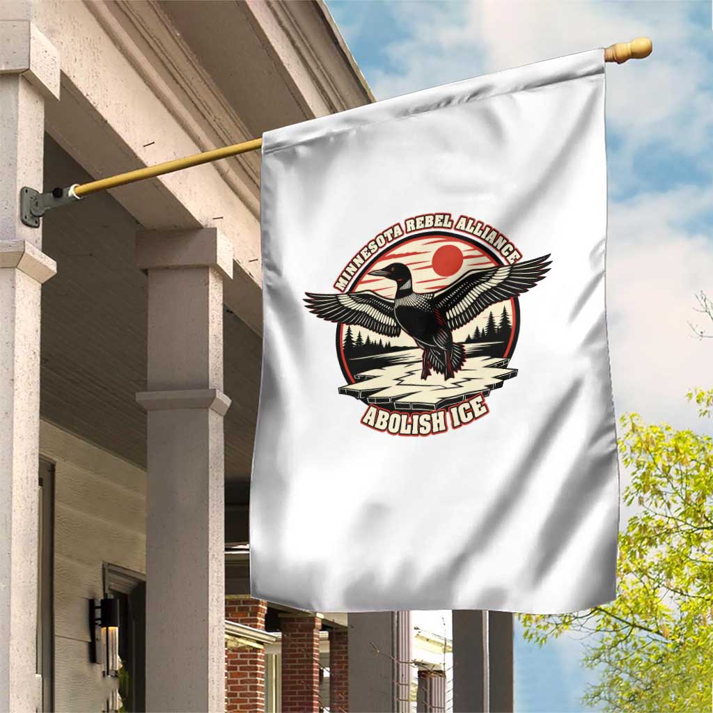 Minnesota Rebel Alliance Loon Garden Flag Abolish Ice Protest TS02 Print Your Wear