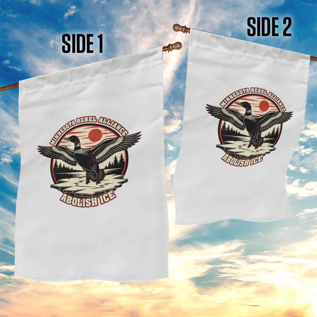 Minnesota Rebel Alliance Loon Garden Flag Abolish Ice Protest TS02 Print Your Wear