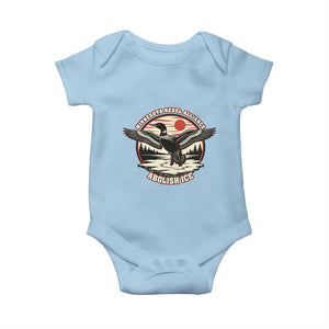 Minnesota Rebel Alliance Loon Baby Onesie Abolish Ice Protest TS02 Light Blue Print Your Wear