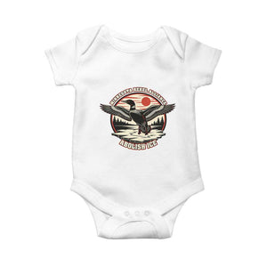 Minnesota Rebel Alliance Loon Baby Onesie Abolish Ice Protest TS02 White Print Your Wear