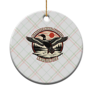 Minnesota Rebel Alliance Loon Ceramic Ornament Abolish Ice Protest TS02 1pc Christmas Plaid Print Your Wear