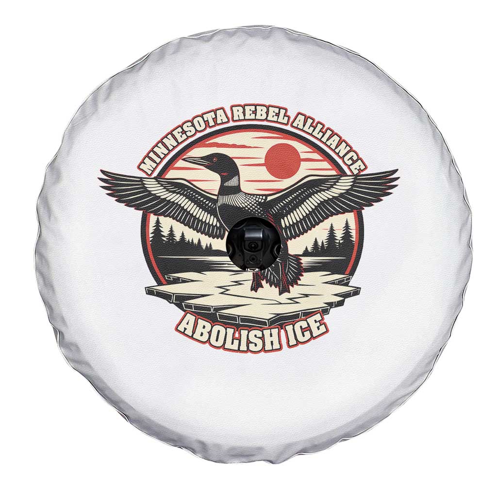 Minnesota Rebel Alliance Loon Spare Tire Cover Abolish Ice Protest TS02 Print Your Wear