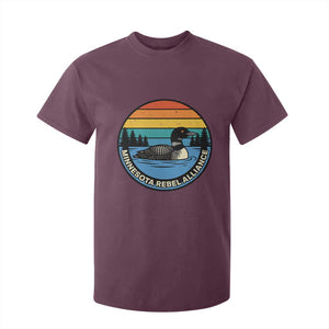 Minnesota Rebel Alliance Vintage Retro Sunset Loon T Shirt For Kid TS02 Maroon Print Your Wear