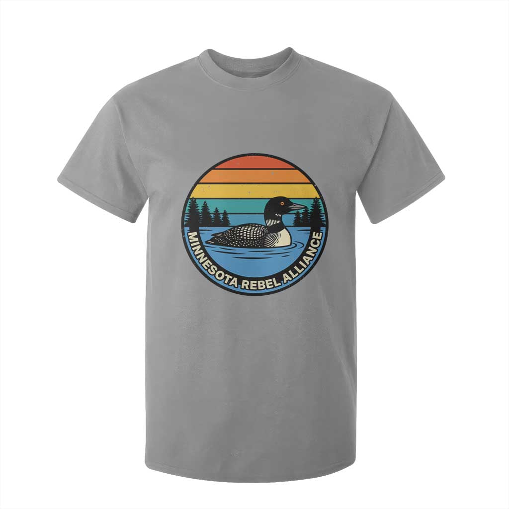 Minnesota Rebel Alliance Vintage Retro Sunset Loon T Shirt For Kid TS02 Sport Gray Print Your Wear