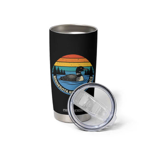 Minnesota Rebel Alliance Vintage Retro Sunset Loon Tumbler Cup TS02 Print Your Wear