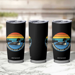Minnesota Rebel Alliance Vintage Retro Sunset Loon Tumbler Cup TS02 Print Your Wear