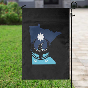 Minnesota Loon Rising Garden Flag Star Emblem MN State Flag Pride TS02 Print Your Wear