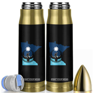 Minnesota Loon Rising Bullet Tumbler Star Emblem MN State Flag Pride TS02 Black Print Your Wear