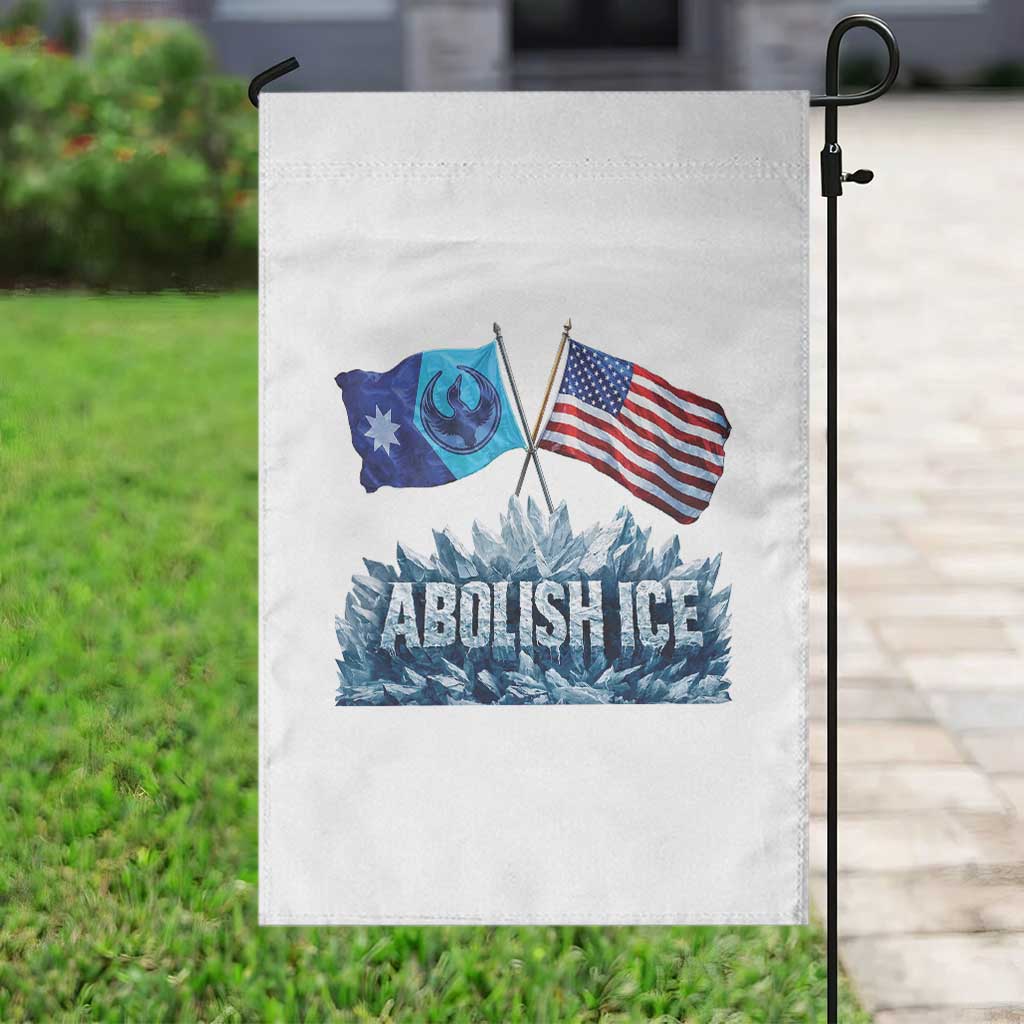 Abolish Ice Minnesota American Flag Garden Flag MN Rebel Loon Resistance Protest TS02 Print Your Wear