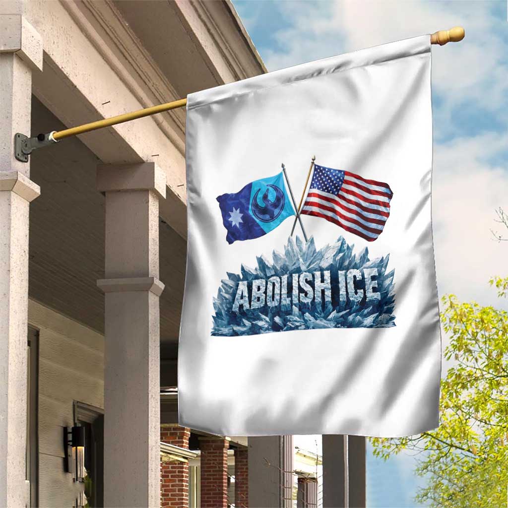 Abolish Ice Minnesota American Flag Garden Flag MN Rebel Loon Resistance Protest TS02 Print Your Wear