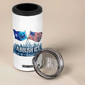 Abolish Ice Minnesota American Flag 4 in 1 Can Cooler Tumbler MN Rebel Loon Resistance Protest TS02 Print Your Wear