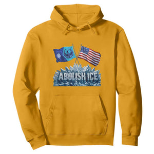 Abolish Ice Minnesota American Flag Hoodie MN Rebel Loon Resistance Protest TS02 Gold Print Your Wear