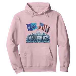 Abolish Ice Minnesota American Flag Hoodie MN Rebel Loon Resistance Protest TS02 Light Pink Print Your Wear