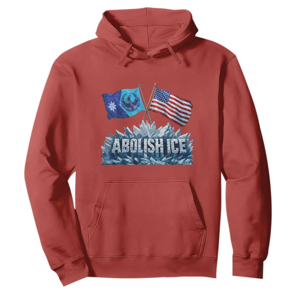 Abolish Ice Minnesota American Flag Hoodie MN Rebel Loon Resistance Protest TS02 Red Print Your Wear