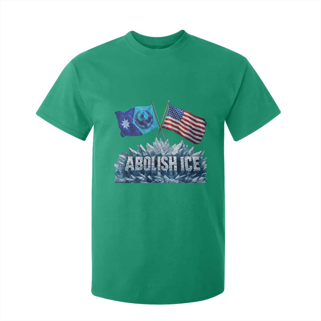 Abolish Ice Minnesota American Flag T Shirt For Kid MN Rebel Loon Resistance Protest TS02 Irish Green Print Your Wear