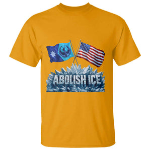 Abolish Ice Minnesota American Flag T Shirt MN Rebel Loon Resistance Protest TS02 Gold Print Your Wear