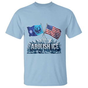 Abolish Ice Minnesota American Flag T Shirt MN Rebel Loon Resistance Protest TS02 Light Blue Print Your Wear