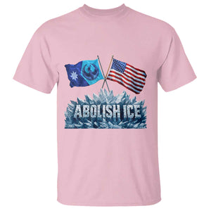 Abolish Ice Minnesota American Flag T Shirt MN Rebel Loon Resistance Protest TS02 Light Pink Print Your Wear