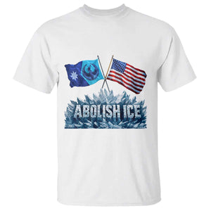 Abolish Ice Minnesota American Flag T Shirt MN Rebel Loon Resistance Protest TS02 White Print Your Wear