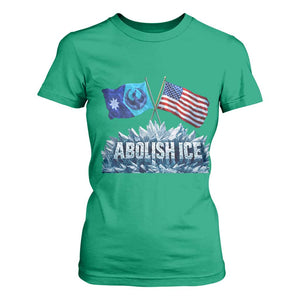 Abolish Ice Minnesota American Flag T Shirt For Women MN Rebel Loon Resistance Protest TS02 Irish Green Print Your Wear