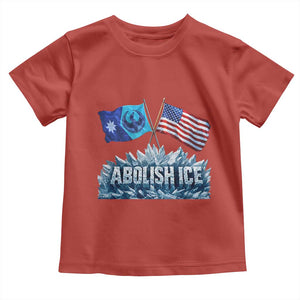 Abolish Ice Minnesota American Flag Toddler T Shirt MN Rebel Loon Resistance Protest TS02 Red Print Your Wear