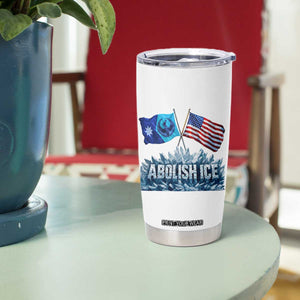 Abolish Ice Minnesota American Flag Tumbler Cup MN Rebel Loon Resistance Protest TS02 Print Your Wear