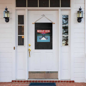 Melt Ice Red Eye Laser Loon Garden Flag Political Resistance Minnesota Protest TS02 Print Your Wear