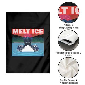 Melt Ice Red Eye Laser Loon Garden Flag Political Resistance Minnesota Protest TS02 Print Your Wear