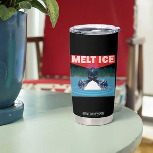 Melt Ice Red Eye Laser Loon Tumbler Cup Political Resistance Minnesota Protest TS02 Print Your Wear