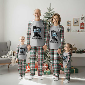 Ice Out of Minnesota Plaid Pajama Set MN State Map Abolish Ice Protest TS02 Christmas Plaid Print Your Wear