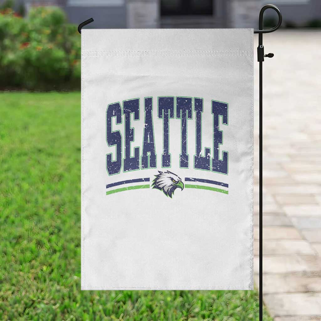 Seattle City Pride Garden Flag Vintage Game Day Sports Fan Style TS02 Print Your Wear