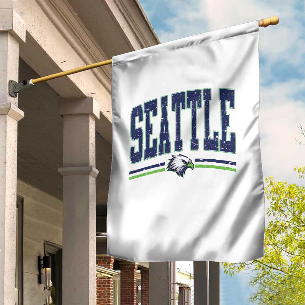 Seattle City Pride Garden Flag Vintage Game Day Sports Fan Style TS02 Print Your Wear