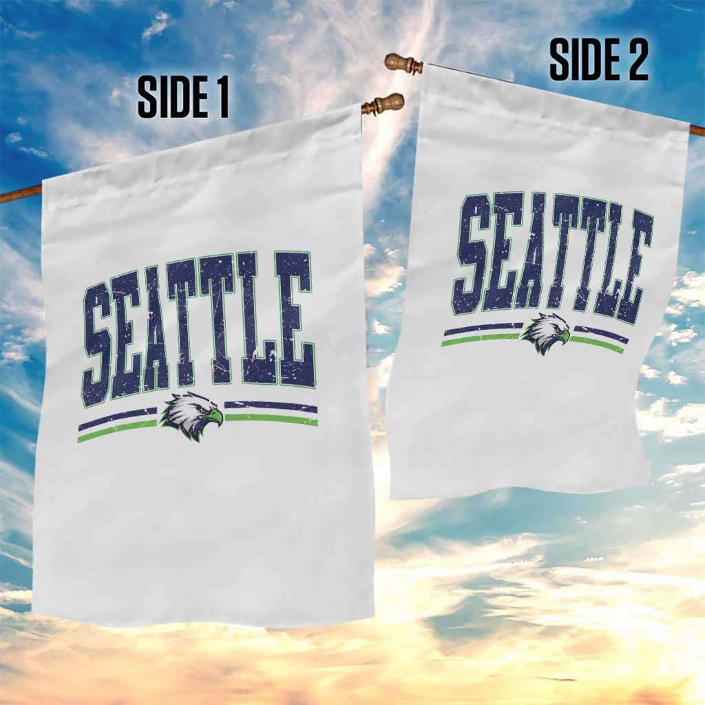 Seattle City Pride Garden Flag Vintage Game Day Sports Fan Style TS02 Print Your Wear